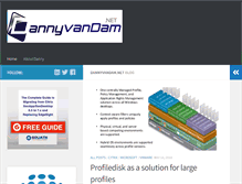 Tablet Screenshot of dannyvandam.net